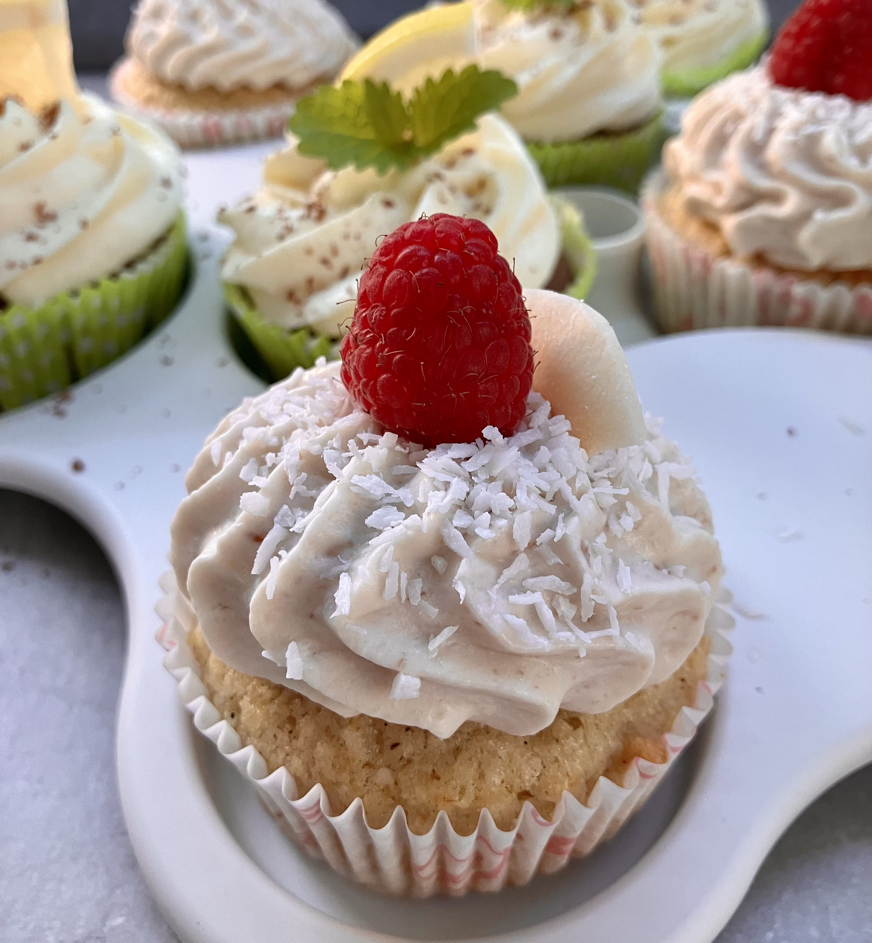 Bild für Himbeer-Kokos-Cupcakes